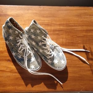 High Top Denim Vans